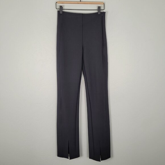 Athleta Move Easy Split Hem Pant Nylon Stretch Black Size 0 NWT - Picture 3 of 13